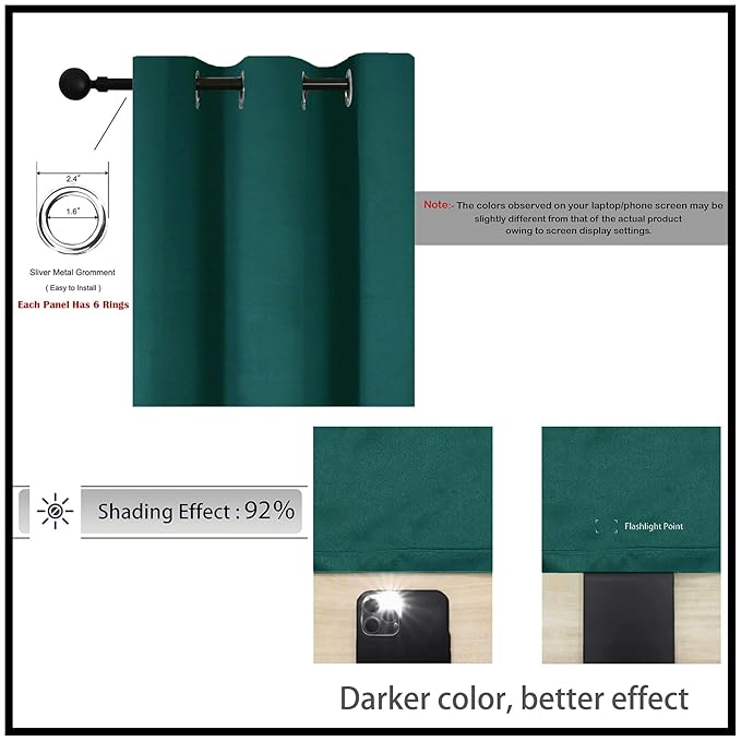 THE LINEN COMPANY Cotton Linen Sheer Solid Door Curtain With Steel Eyelet Rings- 4.5 X 7 Feet (Set Of 2 -Avocado Green)