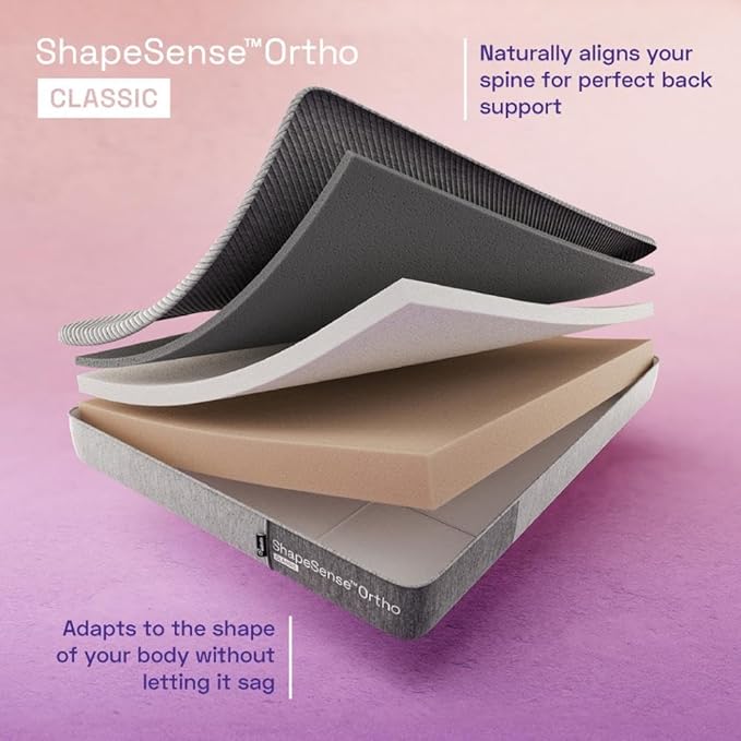 The Sleep Company SmartGRID Orthopedic Pro - Doctor Recommended Mattress | Japanese Patented Technology | 5 Zone Support for Back Pain Relief | 10 Year Warranty | King Size Firm Bed Mattress 78x72x6