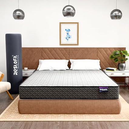 Wakefit ShapeSense Orthopedic Classic Memory Foam Mattress 8-Inch King Size 78x72x8 Inches Space Grey